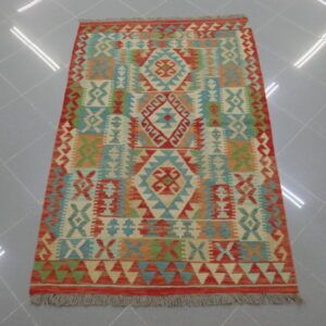 piccolo kilim afghano multicolore