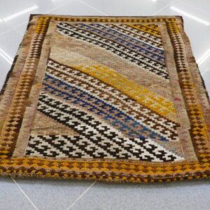 Antico Nim Khorjin shahsavan Persia multicolore