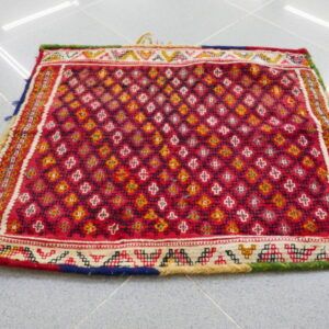 antico nim khorjan sacca persiano gashgai fondo rosso