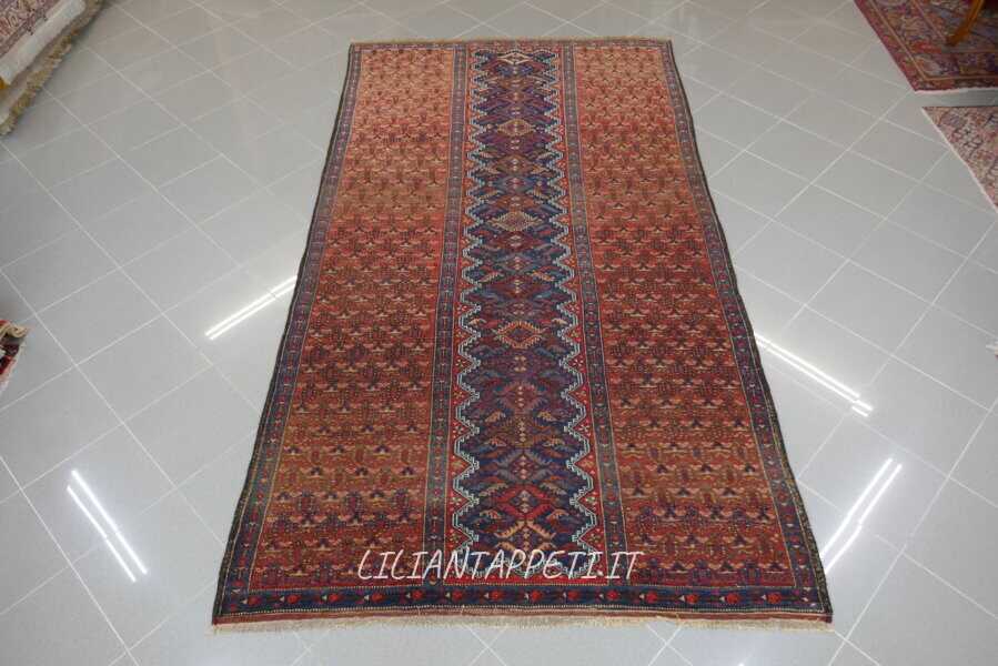 tappeto persiano afshari antico della seconda metà del XIX secolo 275x154 cm
